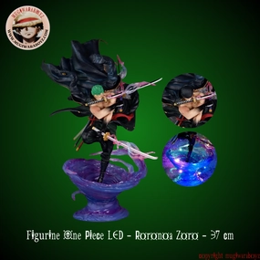 Bedroom Accent Figurine One Piece LED - Roronoa Zoro