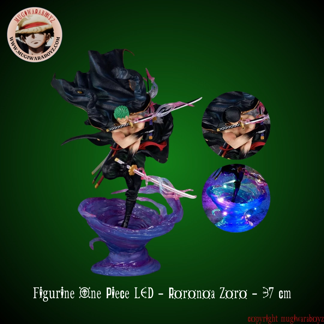 Bedroom Accent Figurine One Piece LED - Roronoa Zoro
