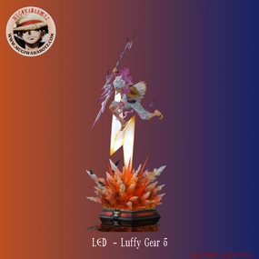 Figurine One Piece LED  - Luffy Gear 5 Robot Statue