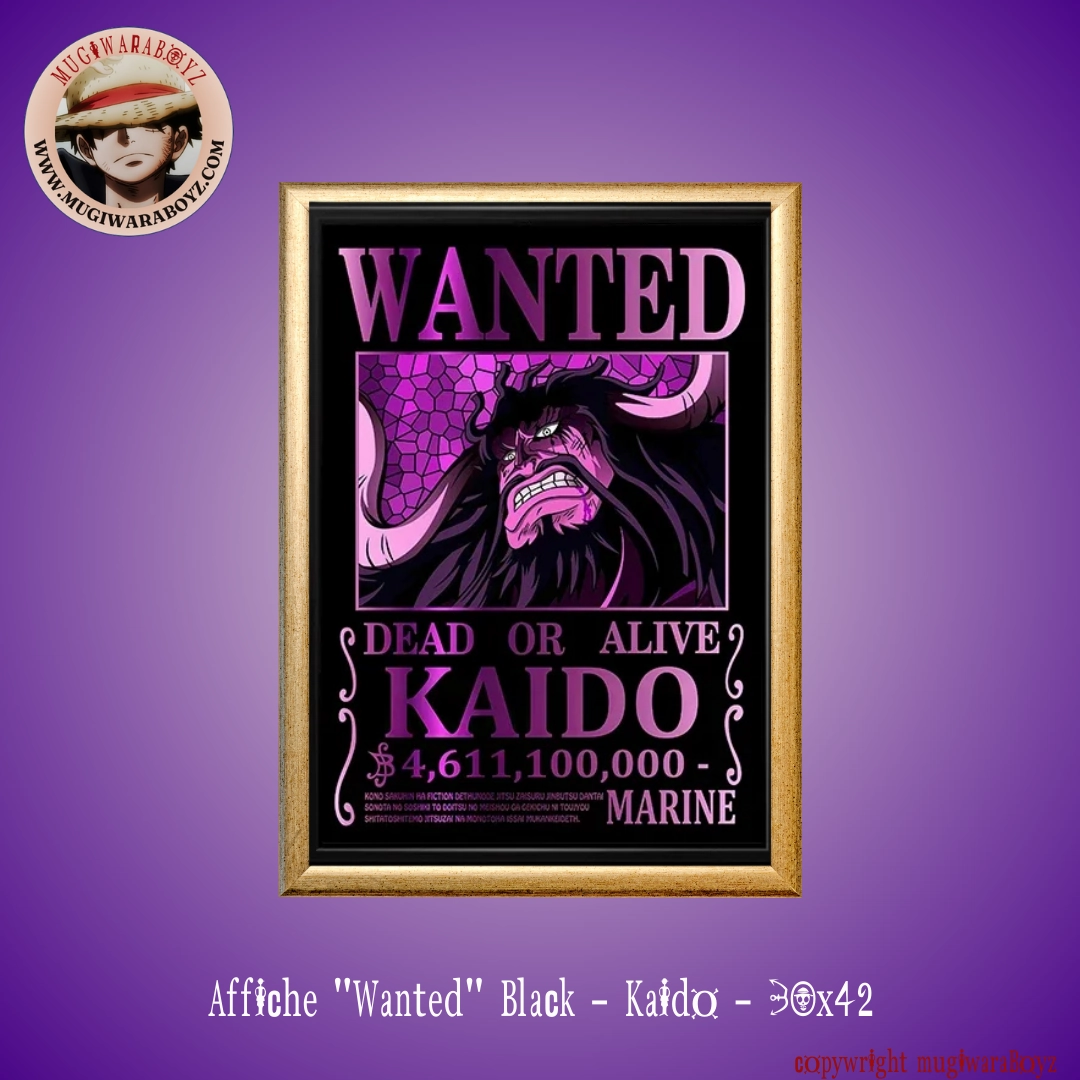 Audio Engine Affiche "Wanted" Black - Kaido