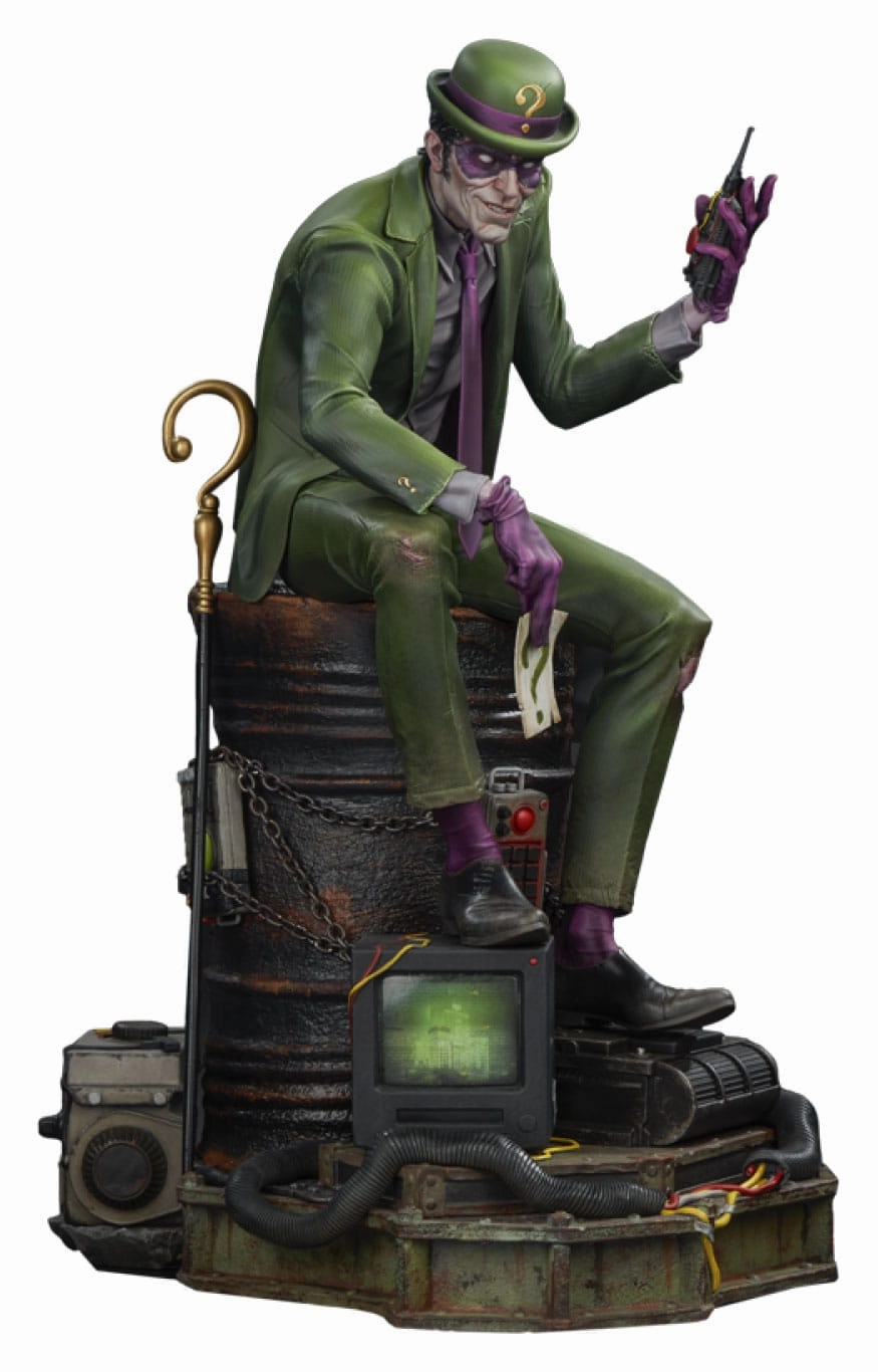 Anime Series Action Hero Sideshow Collectibles DC Comics Riddler Premium Format Statue