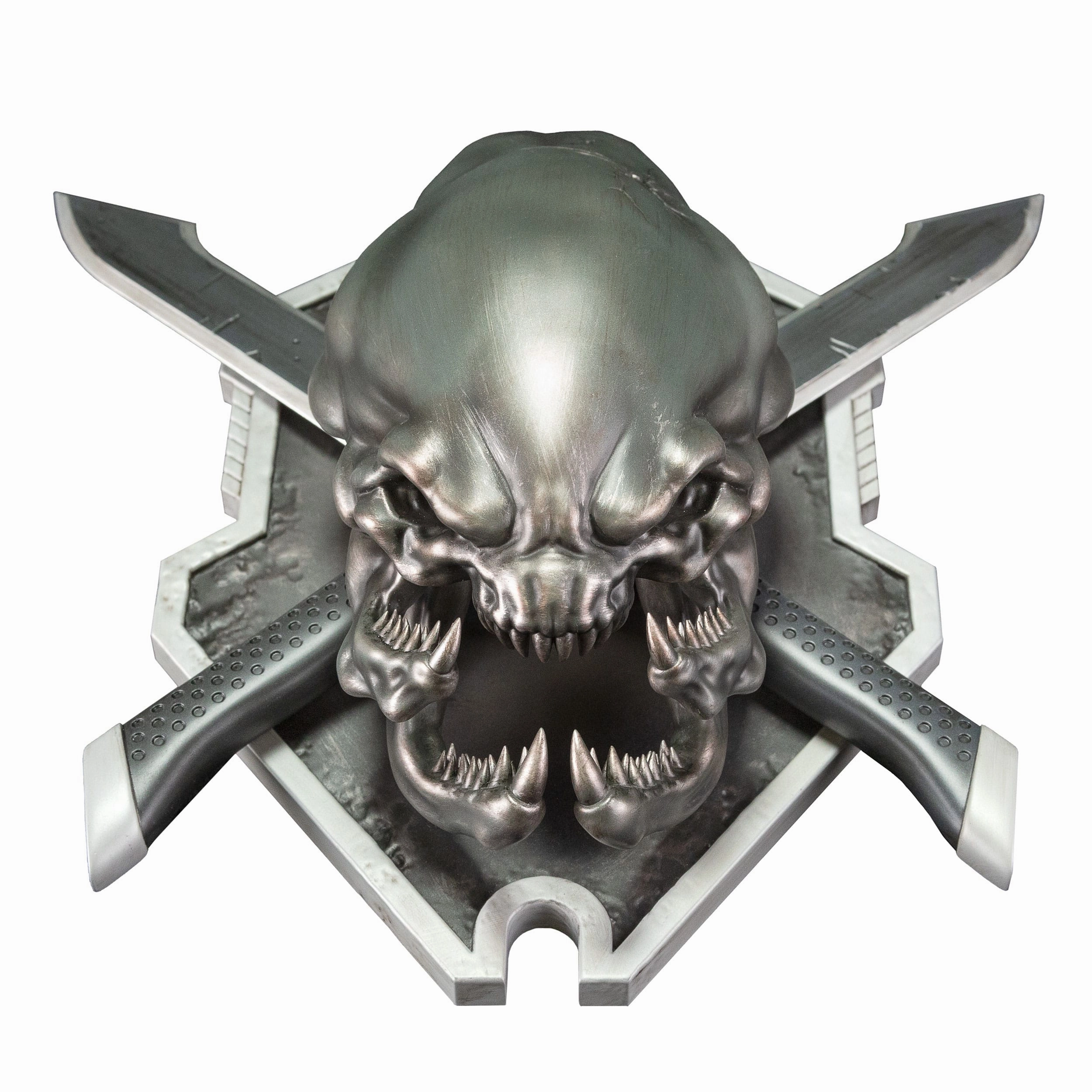 Dark Horse Comics Halo Legendary Icon Grunt Edition Wall Mount Statue Military Vehicle Silver Coated