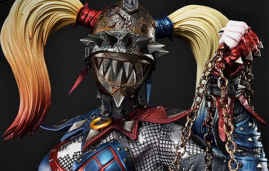 Auction Item Collectible Object Dark Nights: Metal - Harley Quinn Who Laughs (Deluxe Bonus Version) 1/3 Scale Statue