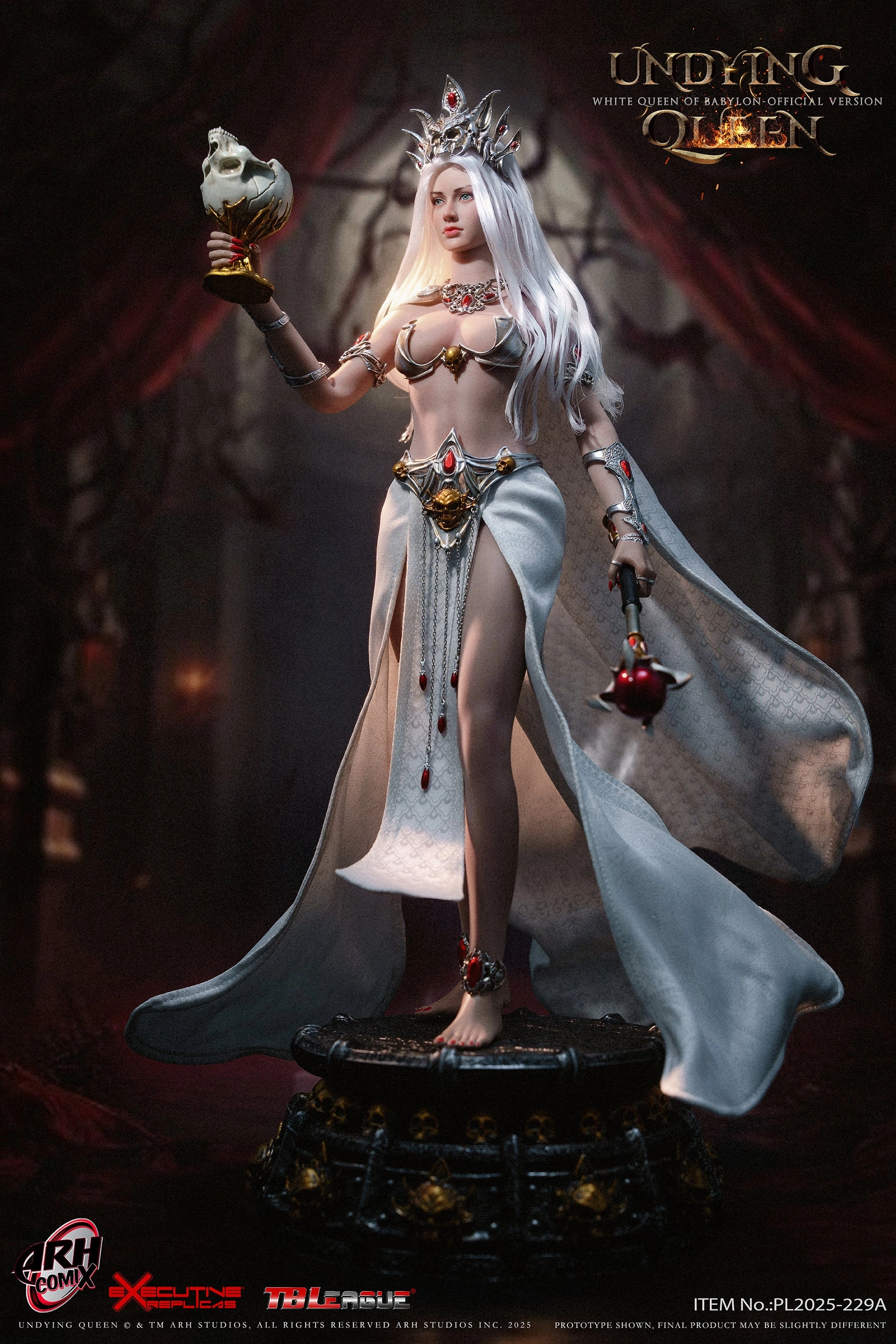 Phicen TBLeague White Queen of Babylon - Official Version 1/6 Action Figure Deity Statue Collectible Art