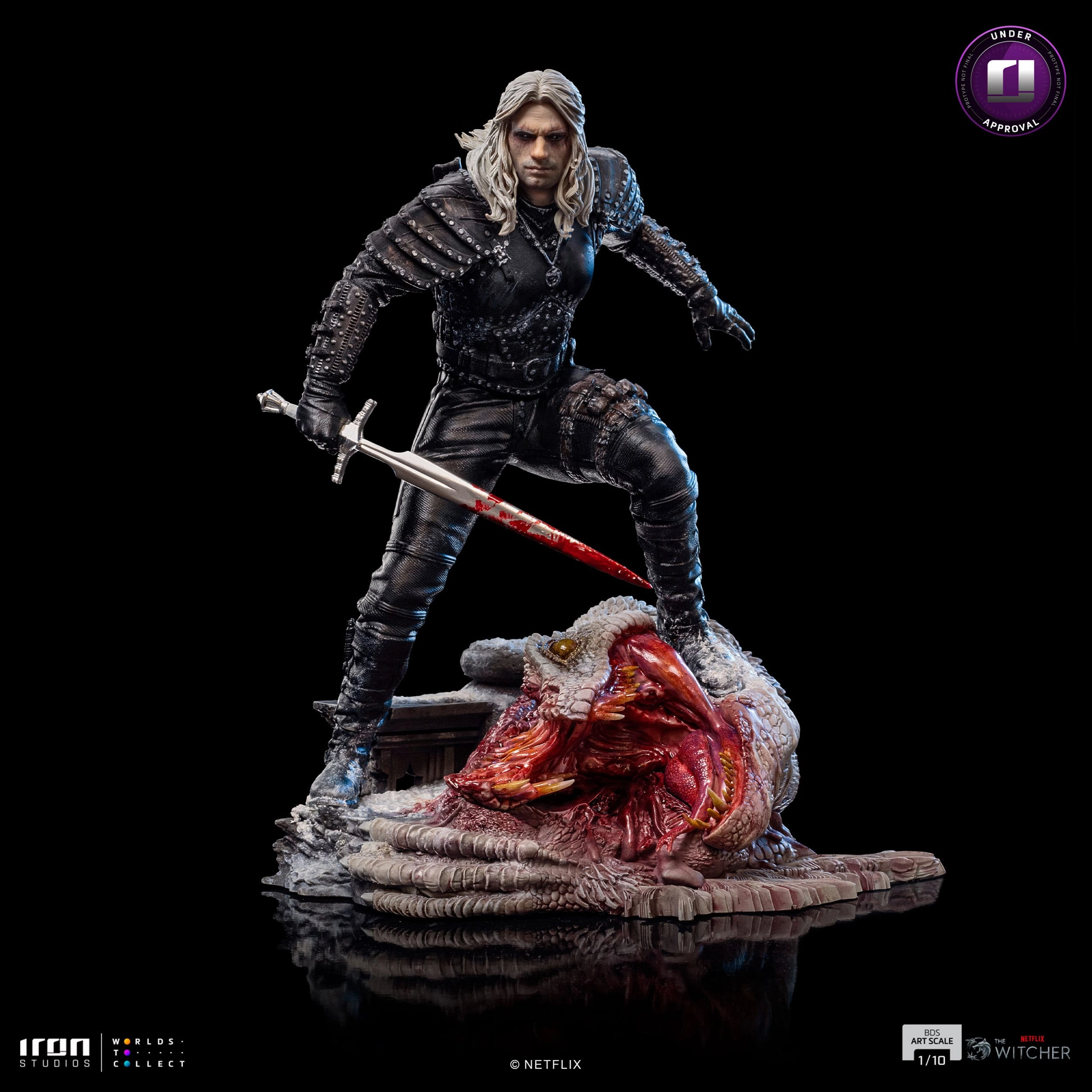 TV show Model Kit Iron Studios The Witcher BDS Geralt of Riva 1/10 Statue