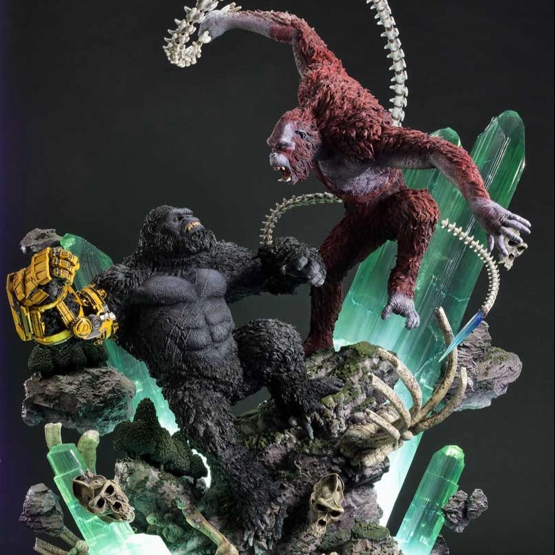 Collectible Hobby Collection Showcase Prime 1 Studio Ultimate Diorama Masterline Godzilla x Kong: The New Empire Kong vs Skar King