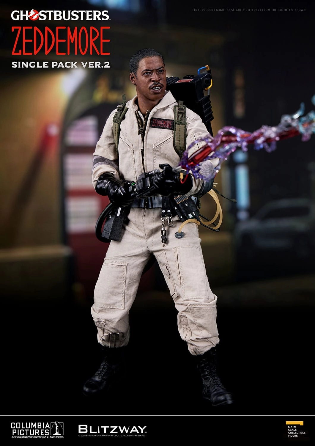 Blitzway Ghostbusters Winston Zeddemore Ver. 2 Premium UMS 1/6 Action Figure Vinyl Collectible