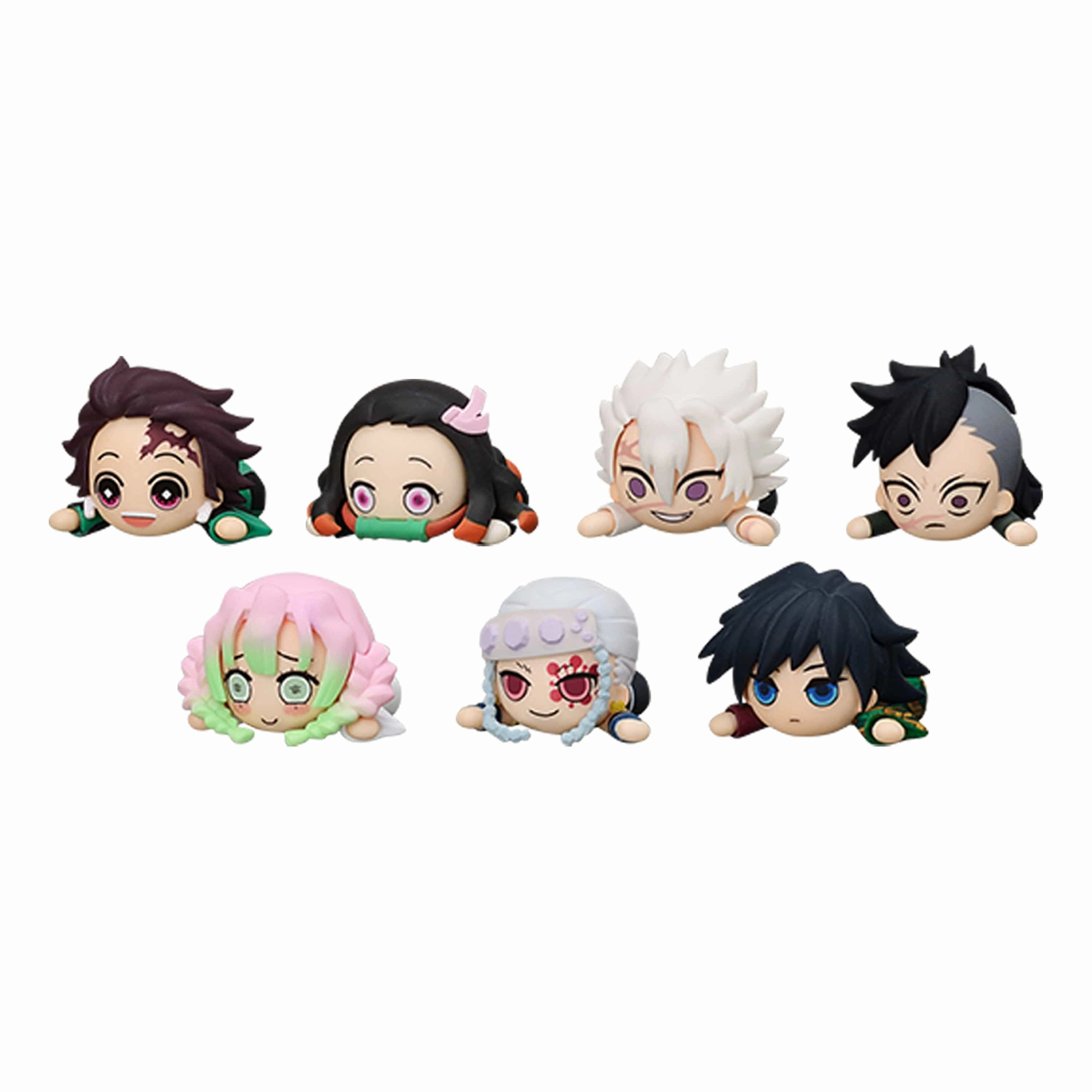 Sports Memorabilia Insect Model Demon Slayer Kimetsu no Yaiba Lay Down PUCHI FIGURE Vol 1 - SET