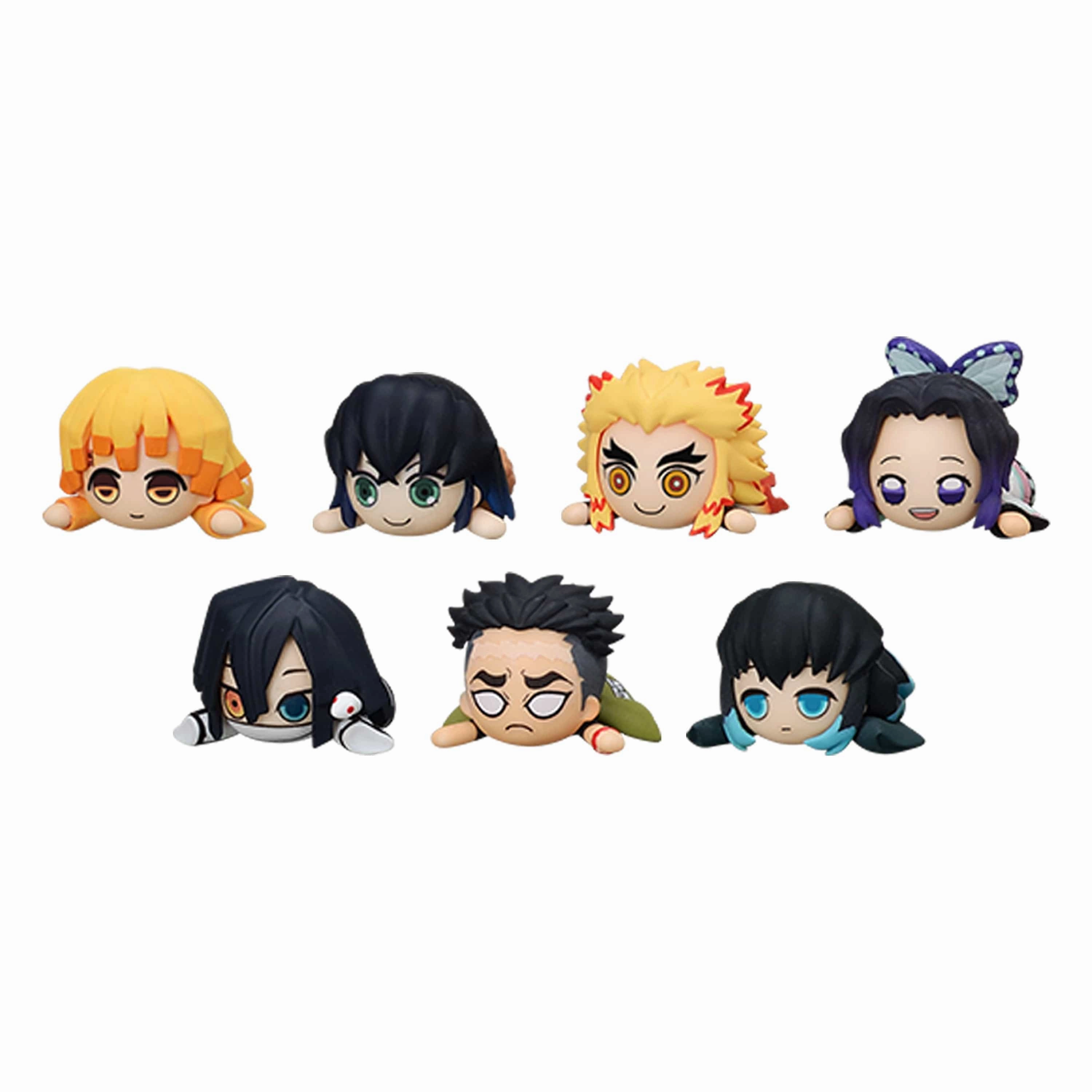 Demon Slayer Kimetsu no Yaiba Lay Down PUCHI FIGURE Vol 2 - SET Totem Animal Character Piece