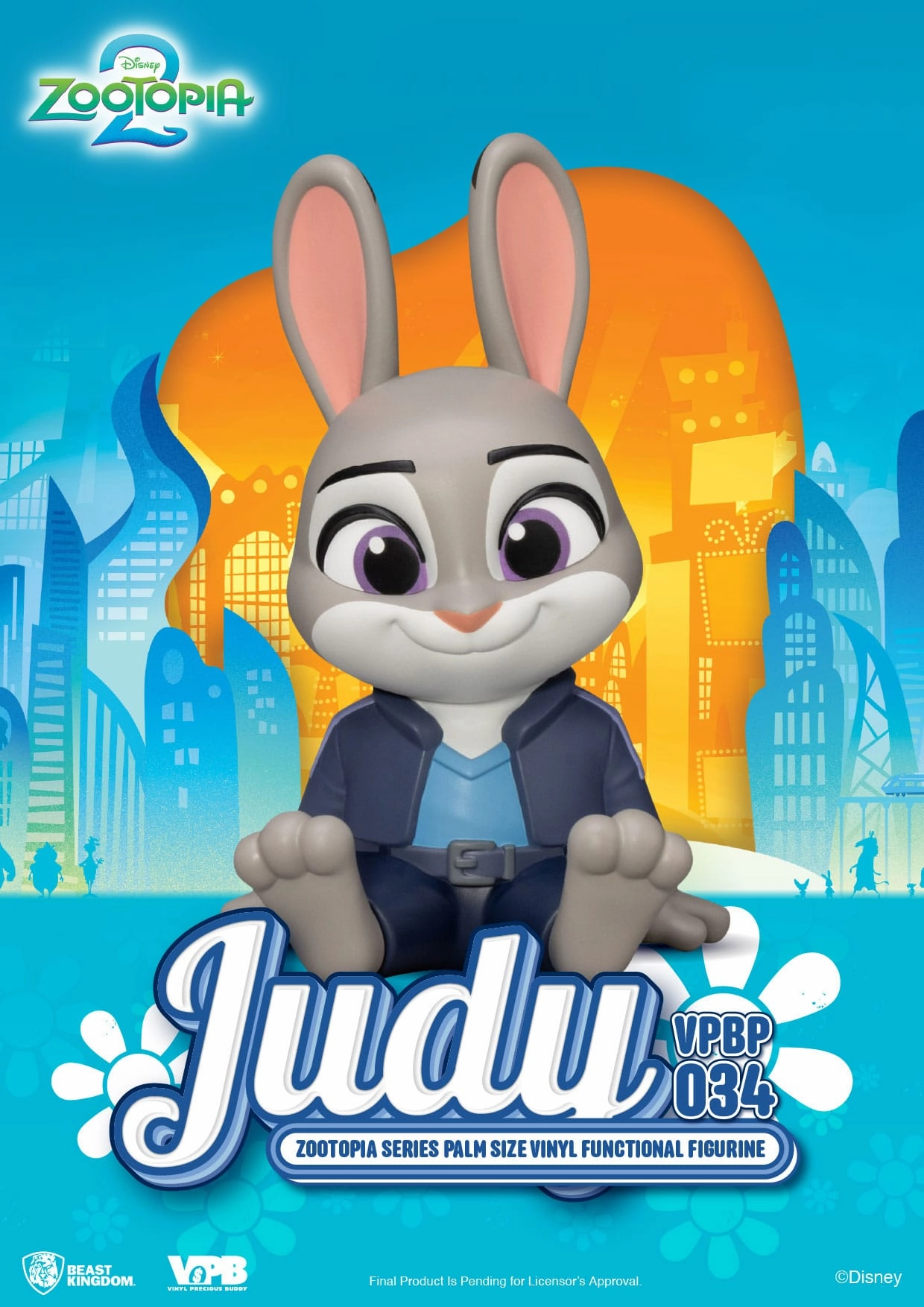 Beast Kingdom Judy Piggy Bank - Zootopia - Palm Sized Vinyl Collectible Chibi Model