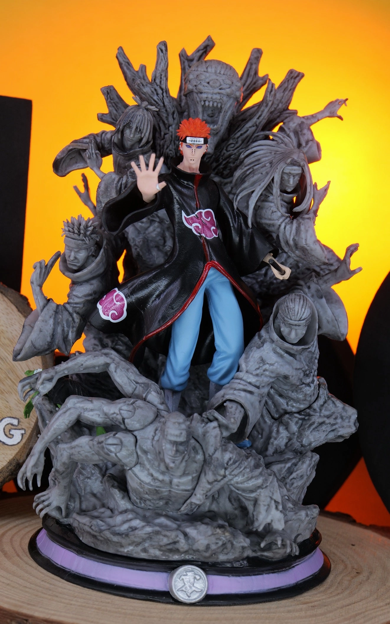 Naruto Shippuden Pain Action Figure (21 cm) |PVC| ?C Akatsuki Anime Collectible by ShoppingNest Rustic style Scandinavian design