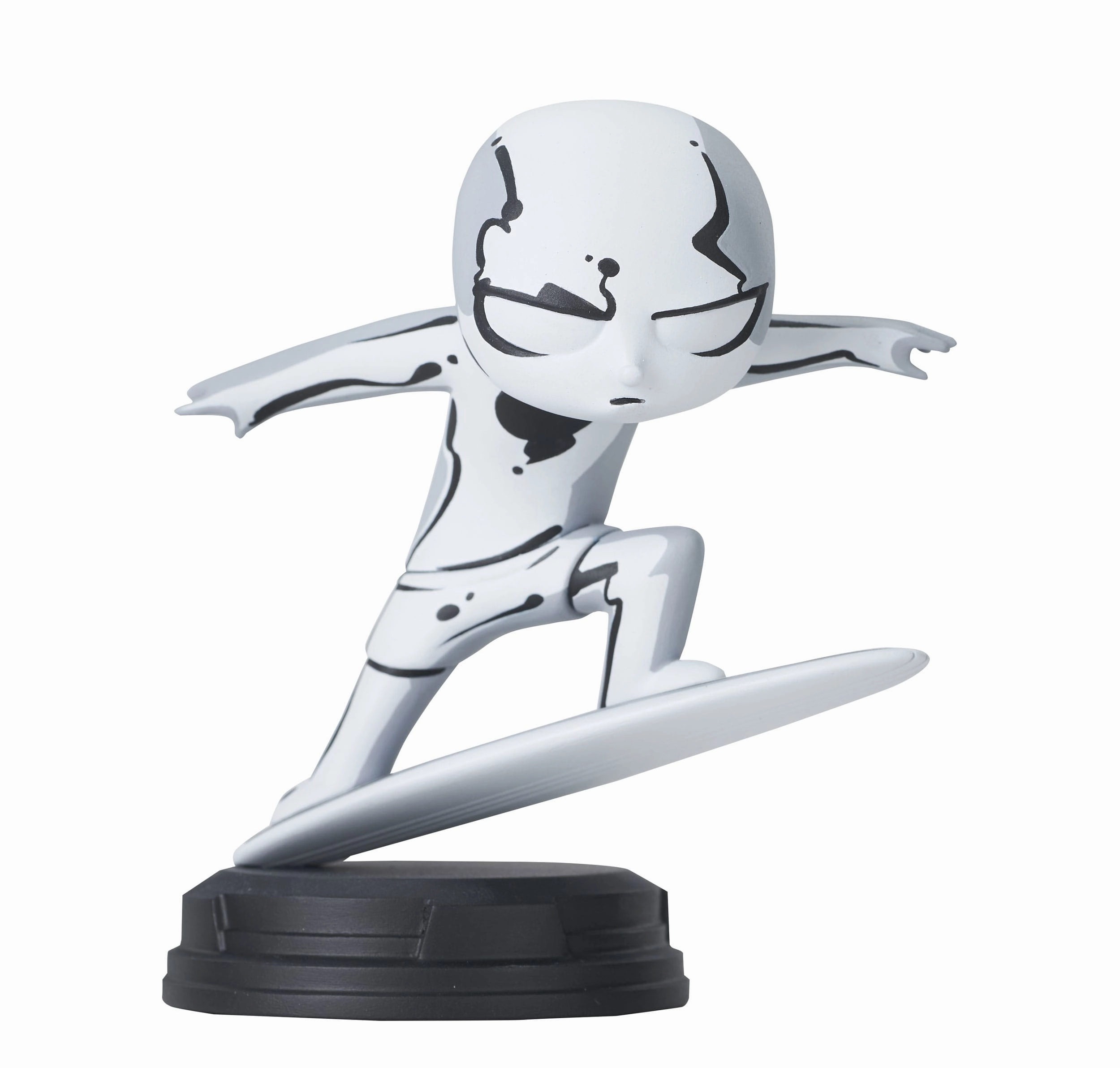 Diamond Select Toys Marvel Animated Silver Surfer Statue Chibi Article Crypto Art