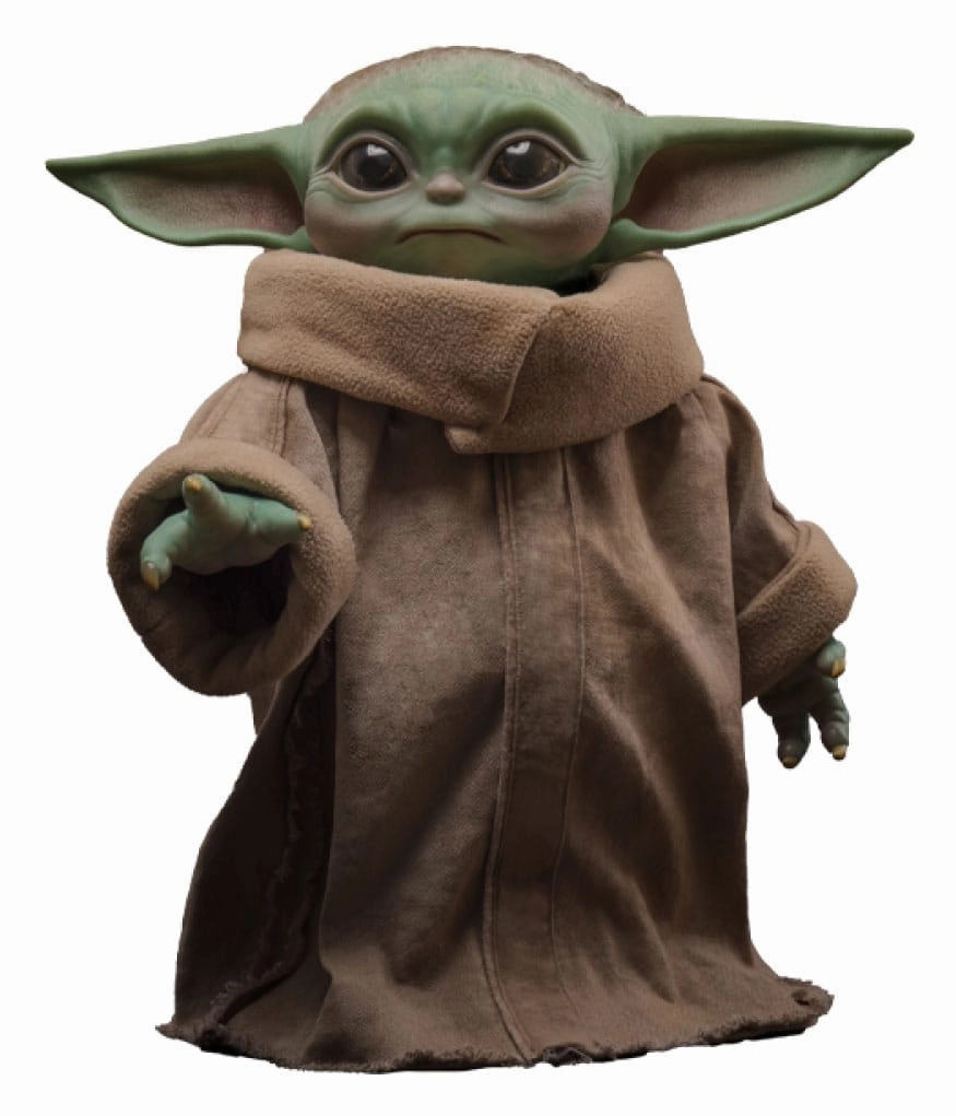 Secret Figure Exhibition Ready Hot Toys Grogu - Star Wars The Mandalorian - LMS015 - Life-Size Collectible Figure