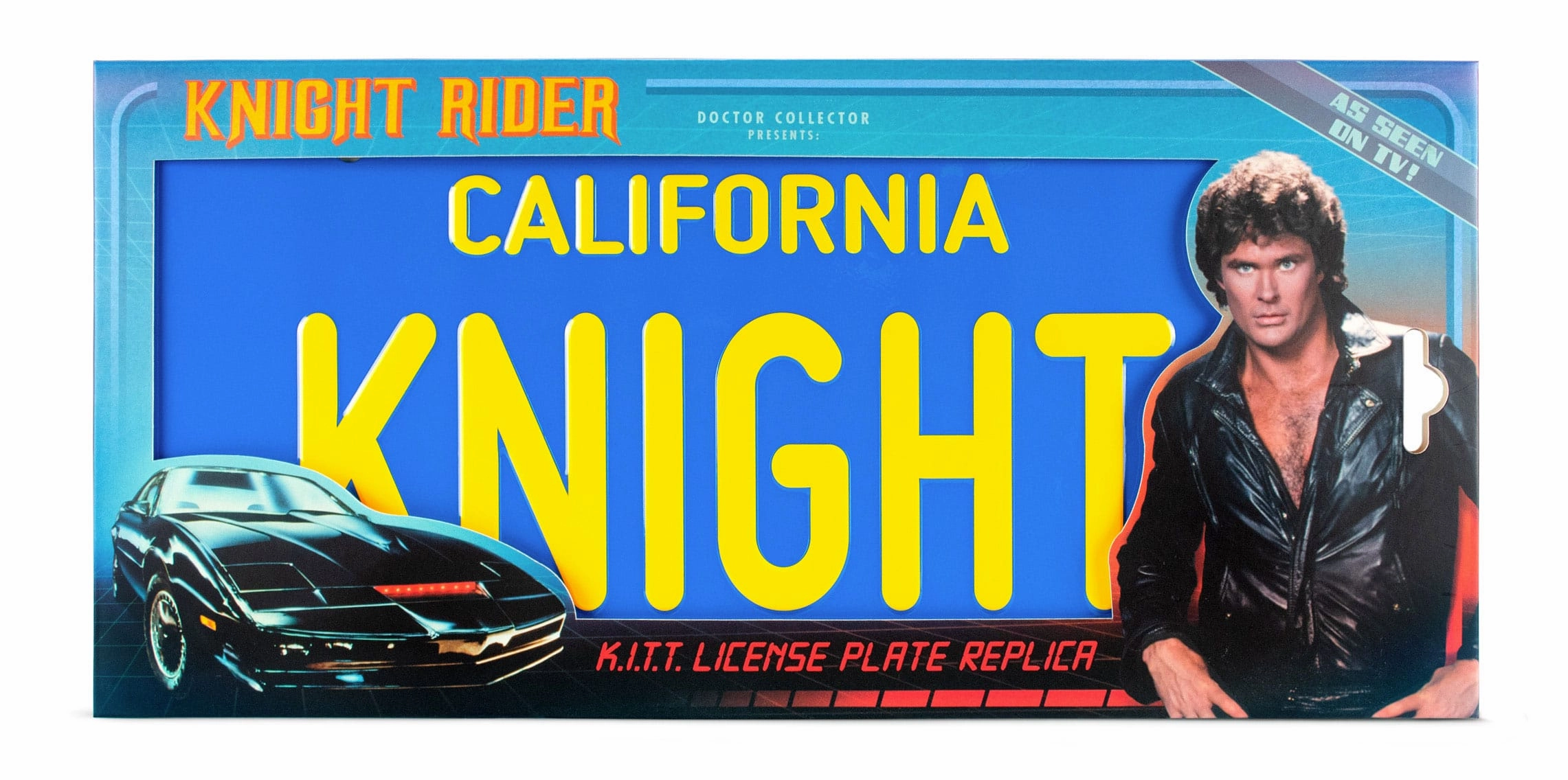 Master Collector Doctor Collector Knight Rider License Plate Prop Replica