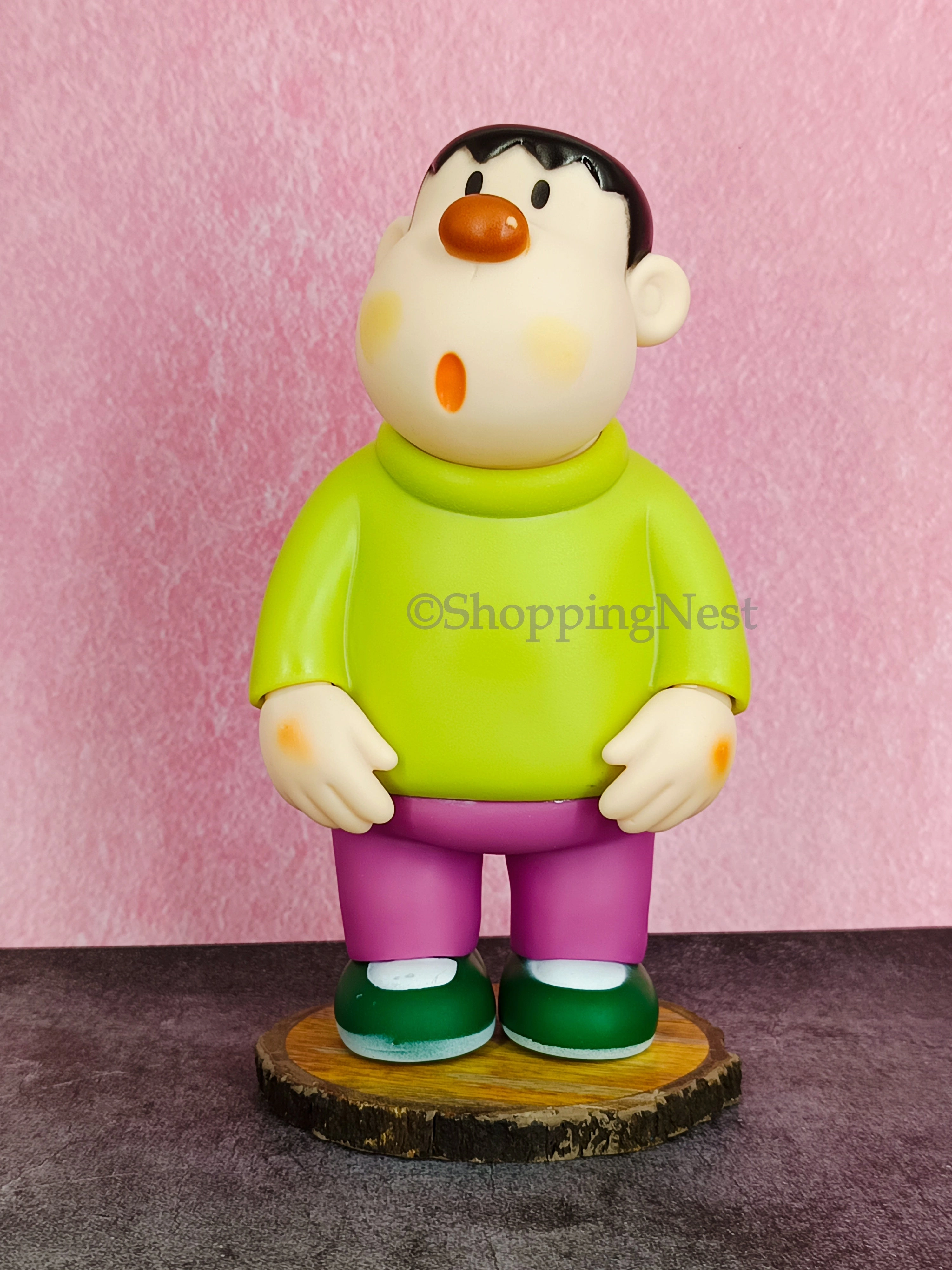 Doraemon Fat Tiger Ji'an doll model, with the warm memories of Fatty Blue | 23 CMS | Miniature Creation