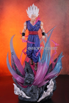 Prehistoric Animal Dragon Ball Z | Ulimate Gohan Anime Action Figure | 3 Heads And Lights |43 Cms |