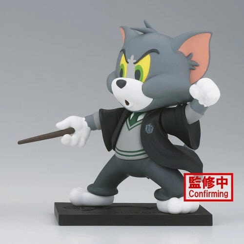 Patio Decor Future Antique TOM AND JERRY FIGURE COLLECTION SLYTHERIN TOM AND GRYFFINDOR JERRY WB100TH ANNIVERSARY VER (A: TOM )