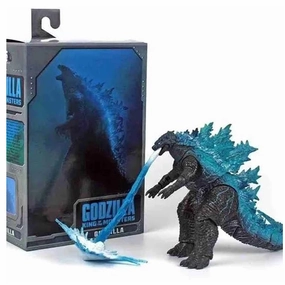 Surrealist Art Godzilla Monster Atomic Breath Roar Articulated Action Figure | 15 cm | Black