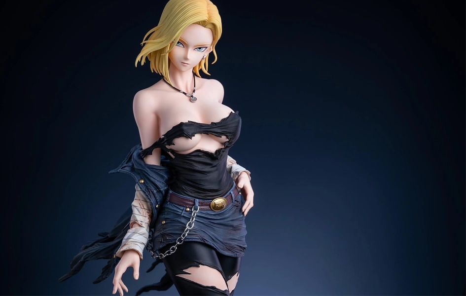 Gaming Statue investment piece Android 18 1/4 Scale Statue by Hunter Fan x Hero Belief