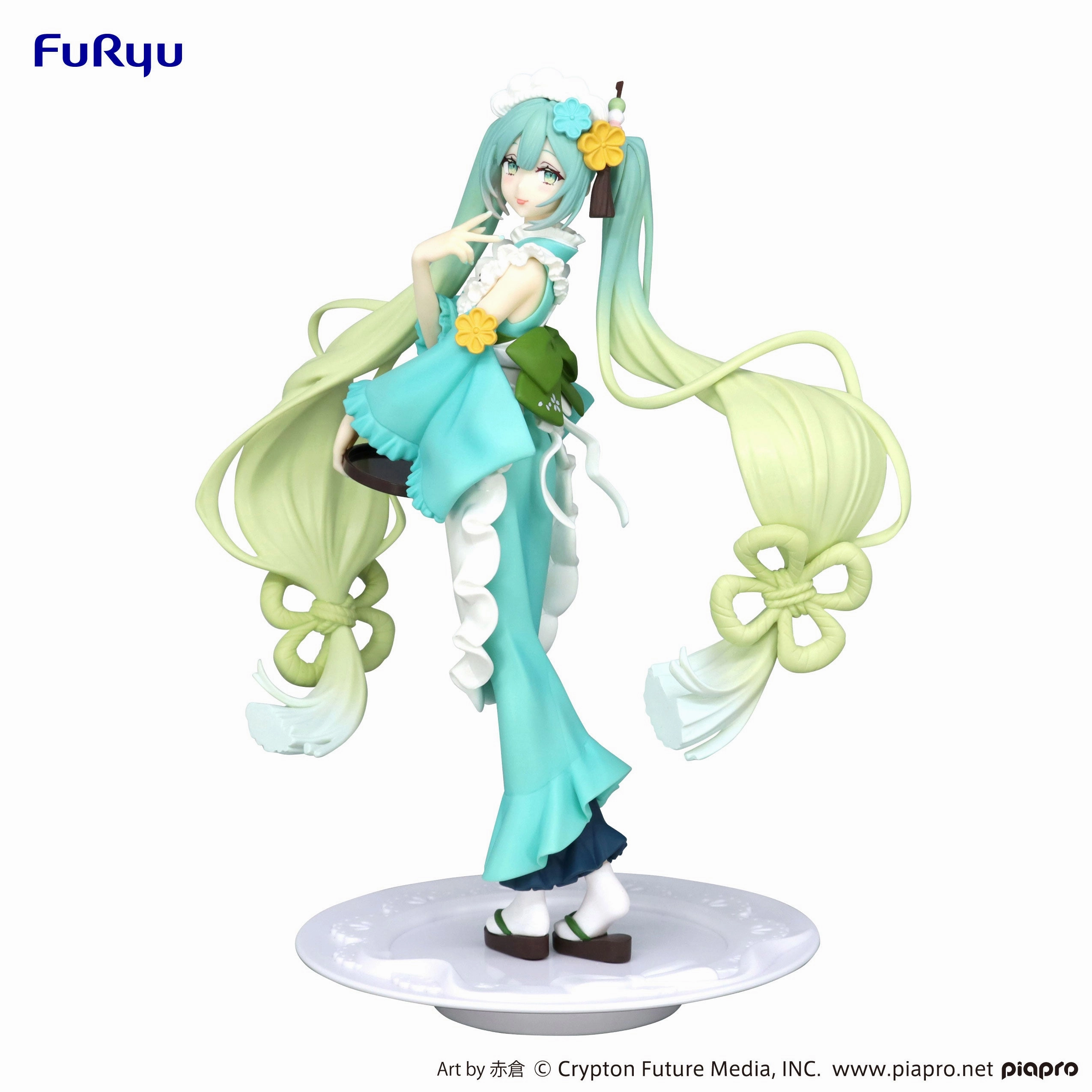 Superhero Hobby Hatsune Miku Exceed Creative Figure Matcha Green Tea Parfait Mint ver