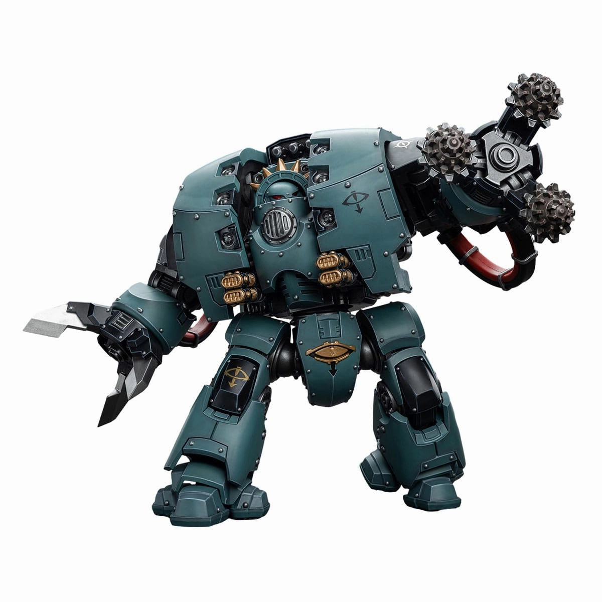 School Project JOYTOY Warhammer The Horus Heresy Sons of Horus Leviathan Dreadnought with Siege Drills 1/18 Action Figure