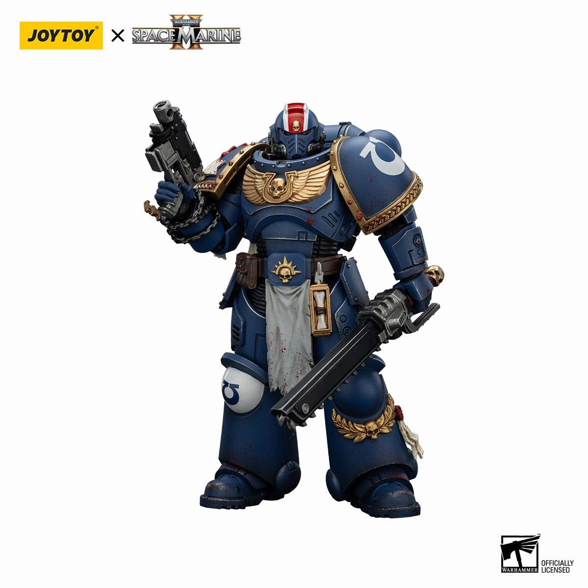 JOYTOY Warhammer 40,000: Space Marine 2 Lieutenant Titus Collectors Edition Action Figure Miniature Statue
