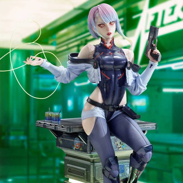 Prime 1 Studio Real Elite Masterline Cyberpunk: Edgerunners Lucy Deluxe Version Miniature Merchandise