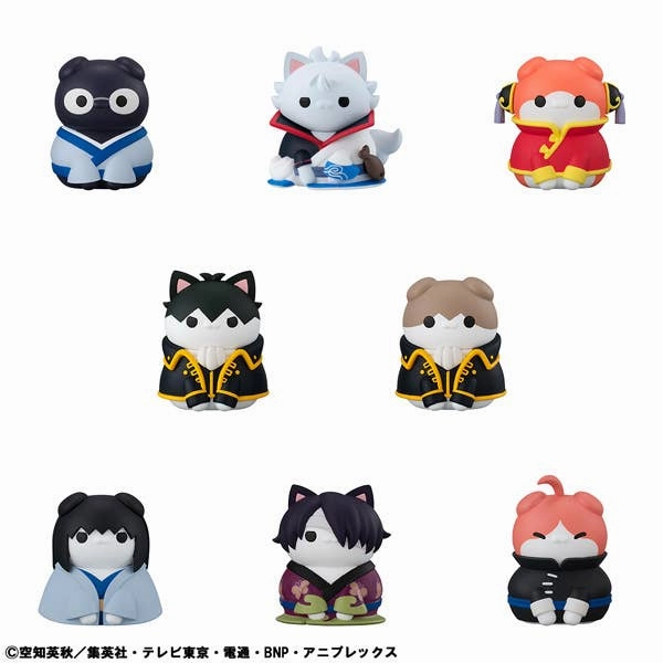 Convention Exclusive Polymer Clay Mega Cat Project Gintama Nyantama Go Meow-Meow Edition (Set of 8)