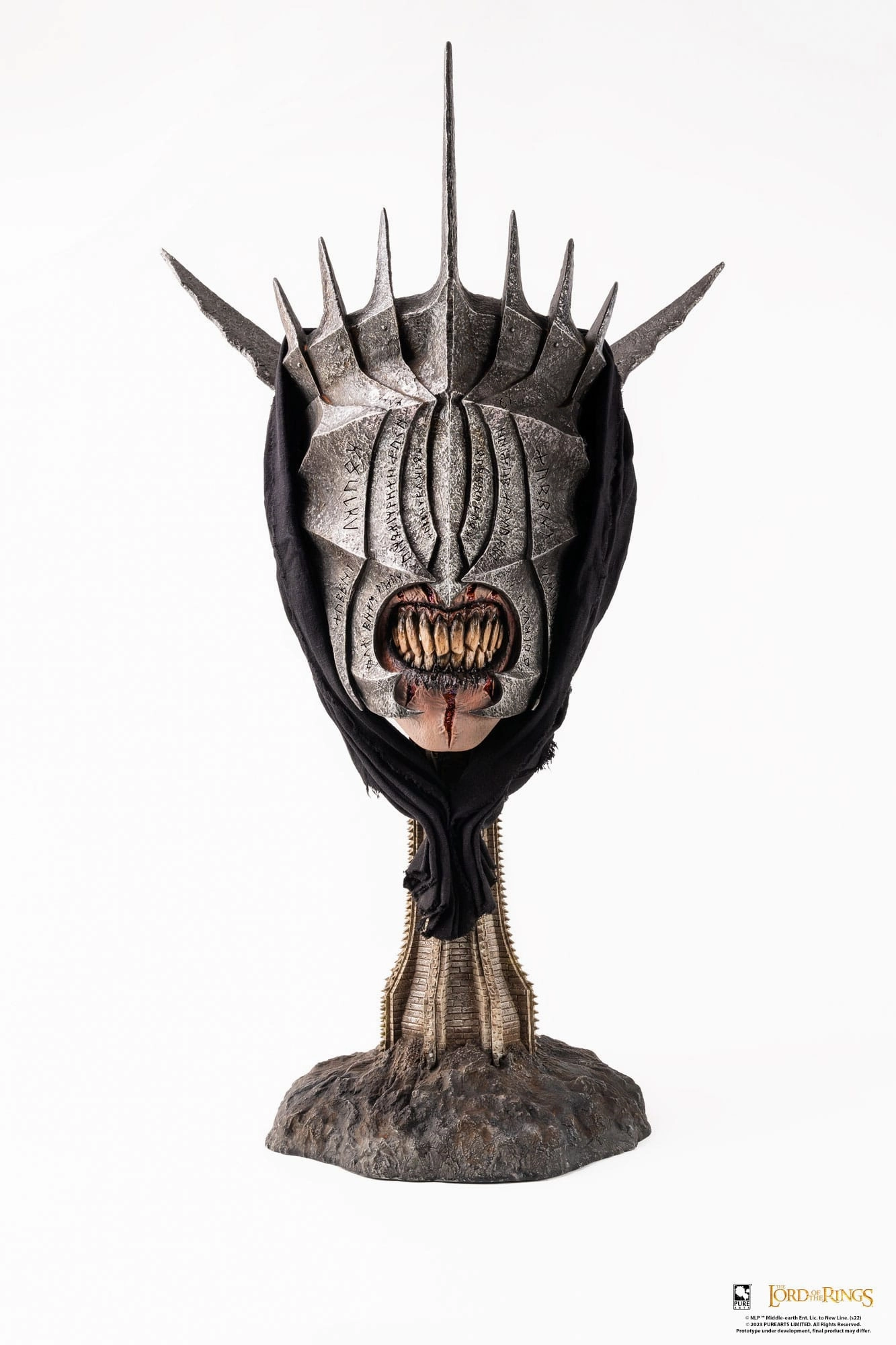 Exhibition Ready Collectible Showcase PUREARTS Mouth of Sauron - Lord of the Rings - 1/1 Scale Collectible Replica