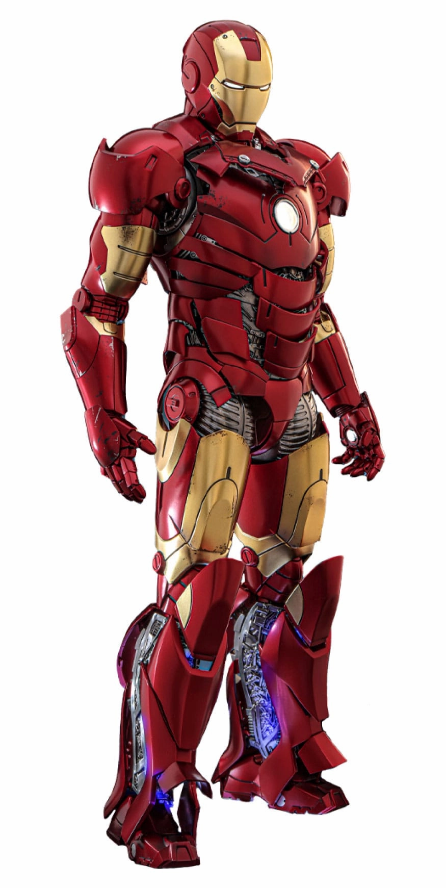Train Model Hot Toys Iron Man Mark III (Armor Suit Up Version) - Iron Man - MMS825D72 - Diecast 1/6  Scale Collectible Figure