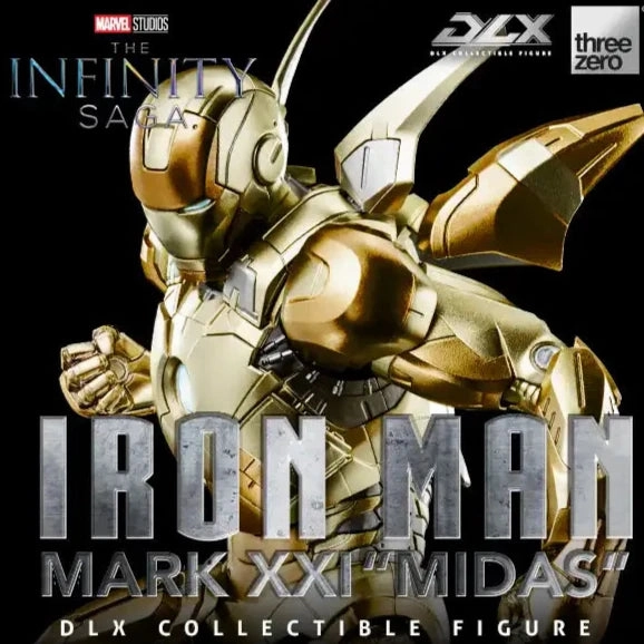 Marvel Studios: The Infinity Saga DLX Iron Man Mark 21 Midas Vinyl Decor Manga Character