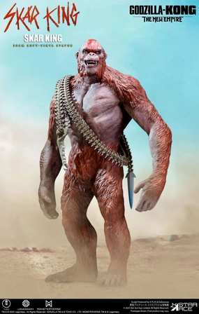 Man Cave Limited Collectible Star Ace Toys Godzilla vs. Kong: The New Empire Skar King Unleash the Titan Soft Vinyl Statue