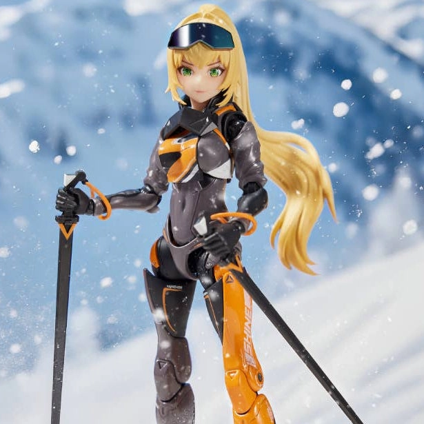 Extreme Girl Series Shining Ling Shuang Alloy Action Figure Collectible Model