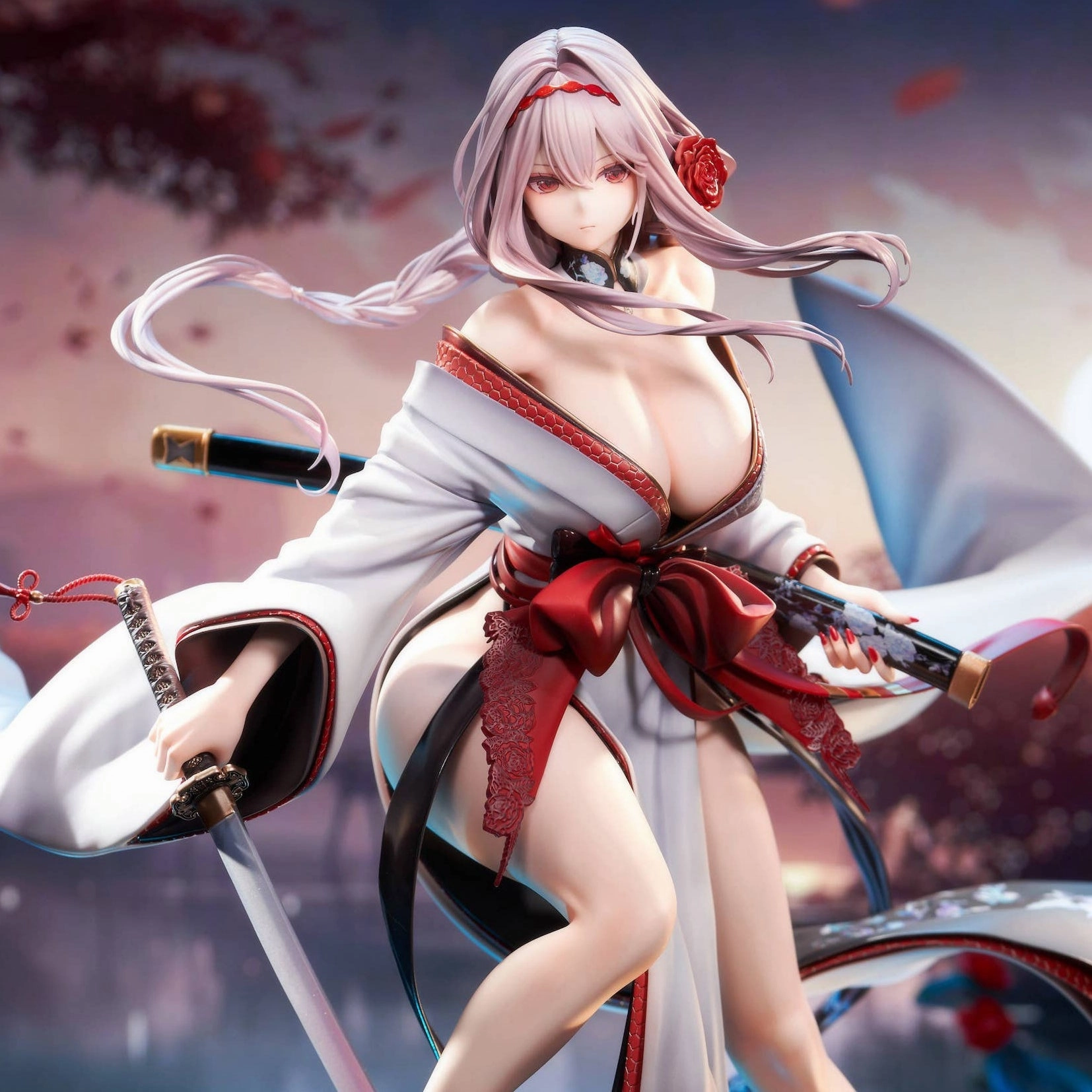 Online Forum Action Collection Goddess of Victory Nikke Scarlet Black Shadow Longing Flower