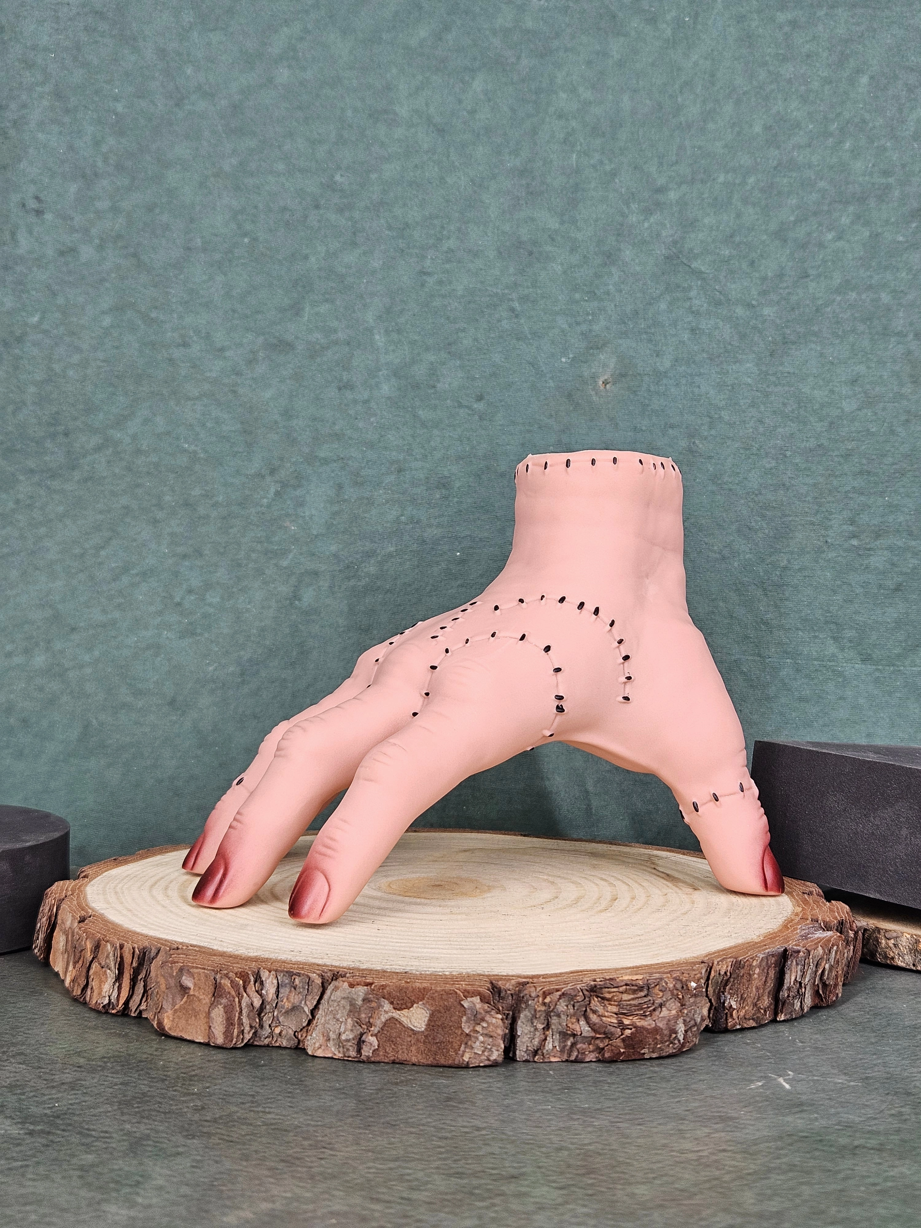 Wednesday Series Hand Terror Prop | Life-Size Severed Hand | Horror Collectible Victorian Style Collectible Creation