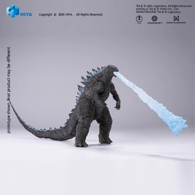 Hiya Toys Godzilla 2014 Exquisite Basic  Godzilla Translucent Version Action Figure Fan Favorite Chibi Statue