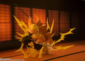 Figuarts ZERO Zenitsu Agatsuma - Breathing of Thunder - Vinyl Art Robot Model