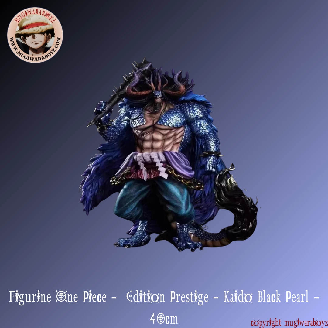 Poseable Figure Character Merchandise Figurine One Piece -  Edition Prestige - Kaido Black Pearl