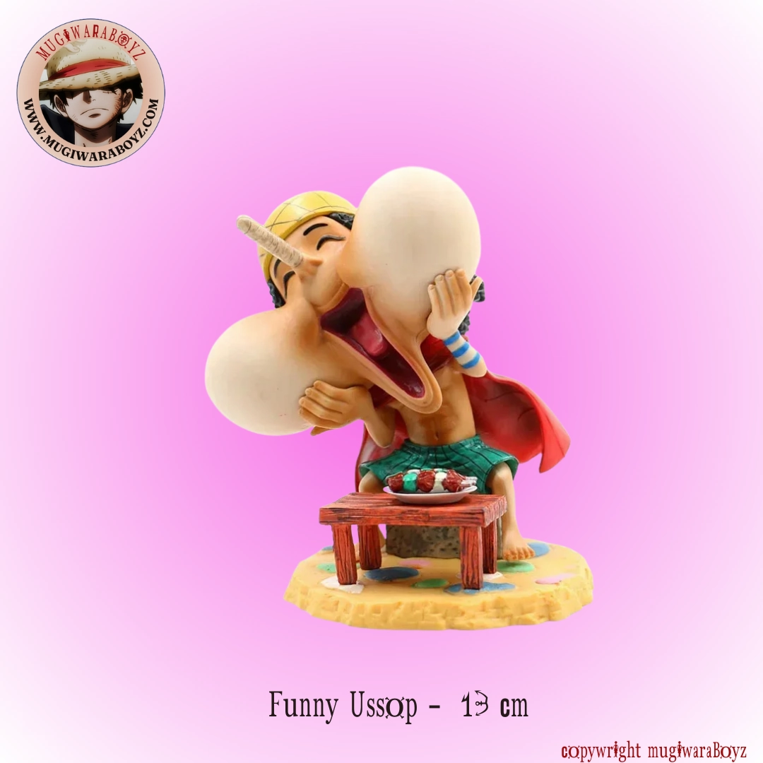 Figurine One Piece - Funny Luffy / Funny Chopper / Funny Ussop Standing Pose Pearlescent Shine