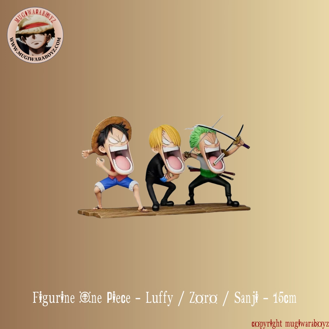 Pilot Model Figurine One Piece - Luffy / Zoro / Sanji