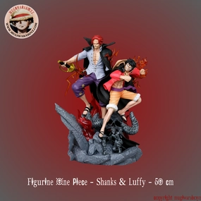 Figurine One Piece - Luffy & Shanks Vehicle Replica