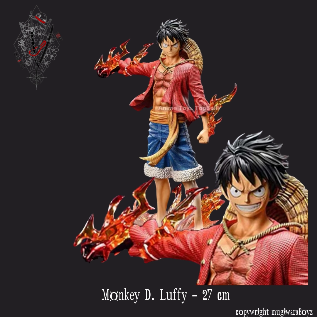 Storage Solution Art Product Figurine One Piece - Monkey D. Luffy - Luffy Redhawk