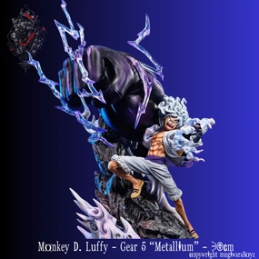 Figurine One Piece - Monkey D. Luffy - Red Roc Fantasy Decor Custom Figure