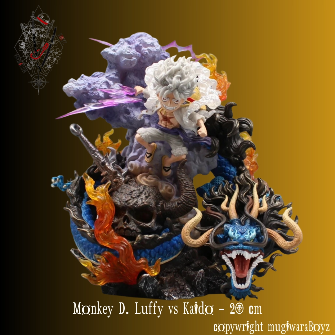 Anime Toy Nursery Decor Figurine One Piece - Monkey D. Luffy Gear 5th Vs Kaido