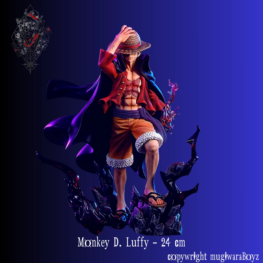 Figurine One Piece - Monkey D. Luffy Themed Background