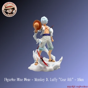 Figurine One Piece - Monkey D. Luffy "Gear 5th" Premium Toy Sports Memorabilia