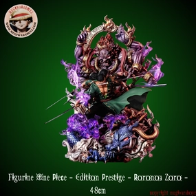 Figurine One Piece - Roronoa Zoro Gaming Statue Learning Tool