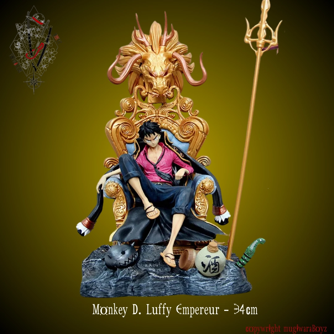 Figurine One Piece - Tr?ne Monkey D. Luffy Fantasy Elf Viral Sensation