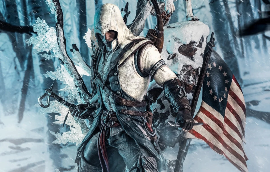 Recognition Gift Craft Project Assassin's Creed III - Animus Connor 1/4 Scale Statue