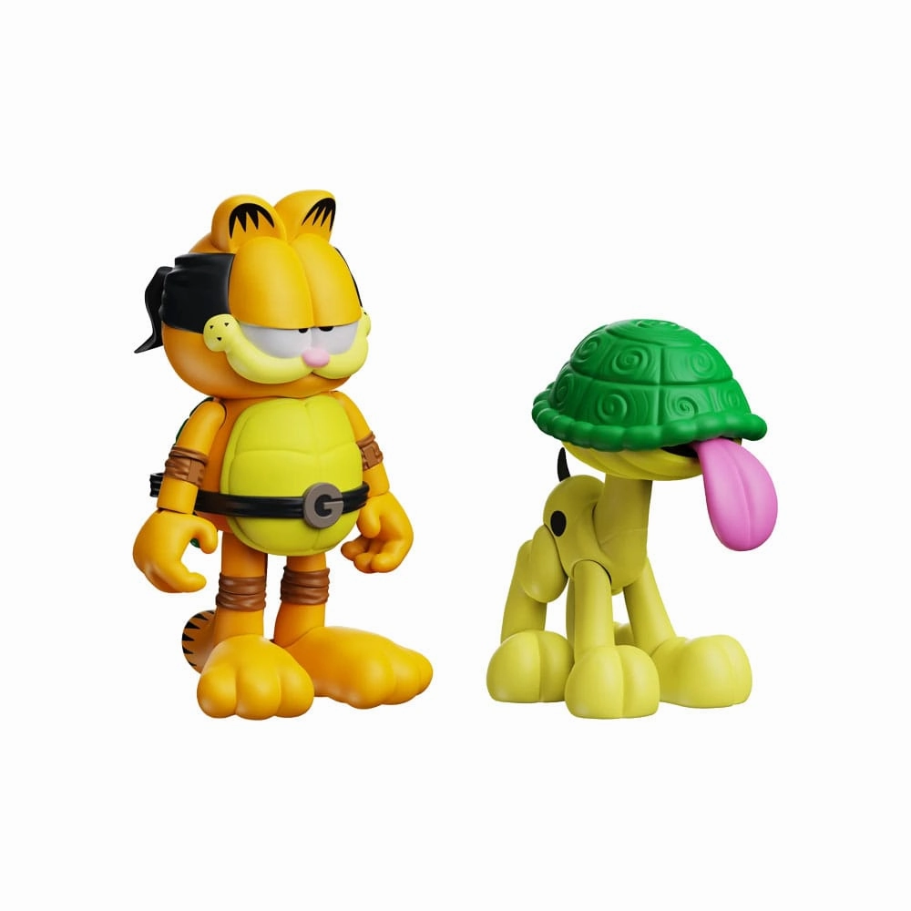 Library Decor Premium product Boss Fight Studio Garfield Garfello and Sidekick Odie 2 Pack Action Figures